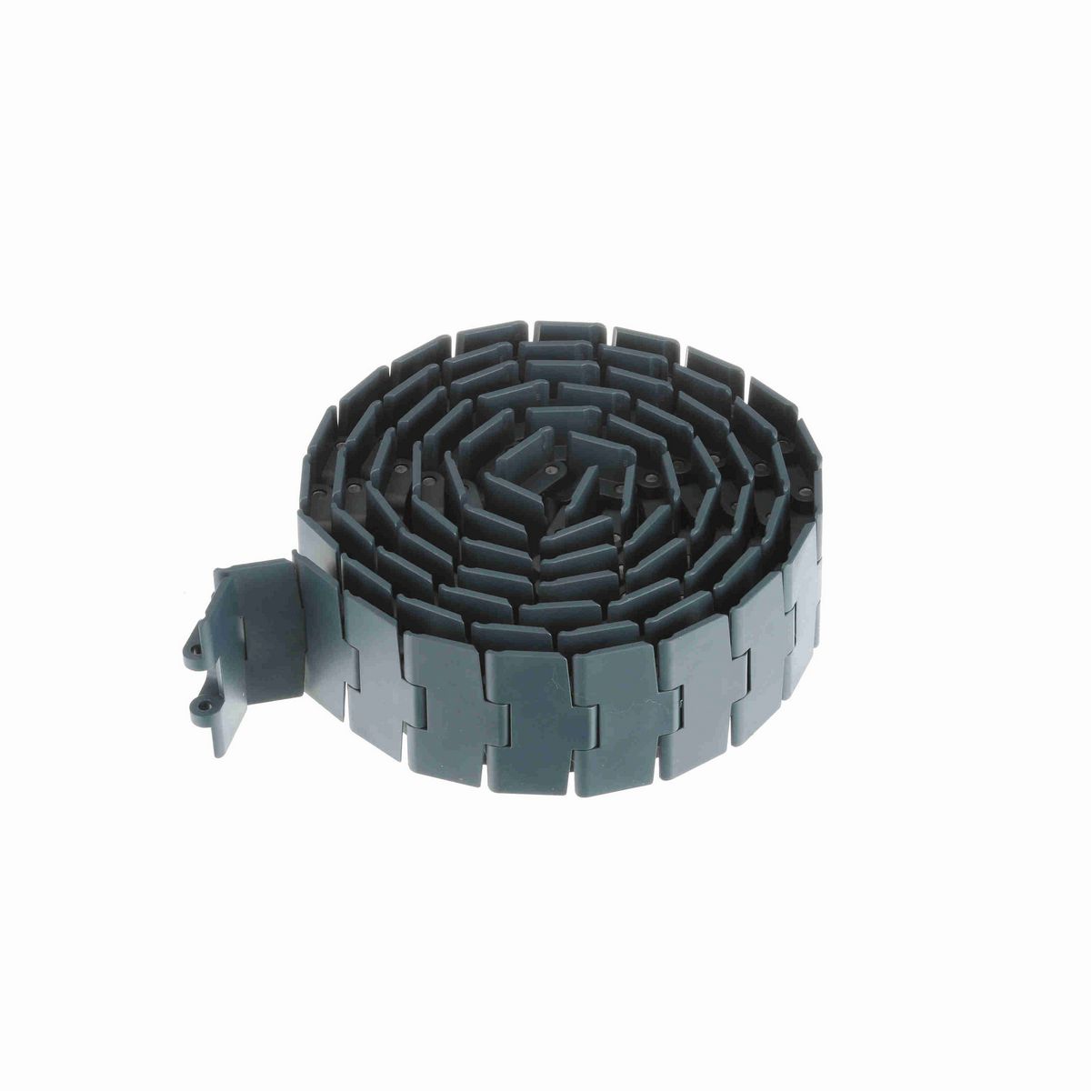 System Plast 880M Side-flexing Solid Top, Material: NG evo (Gray Blue), Width: 3.3in, Pitch: 1.5in - NGE880M-K330