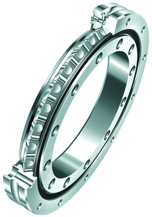 Опорно-поворотное устройство, подшипник с перекрестными роликами, без зубчатого венца INA XSU080168