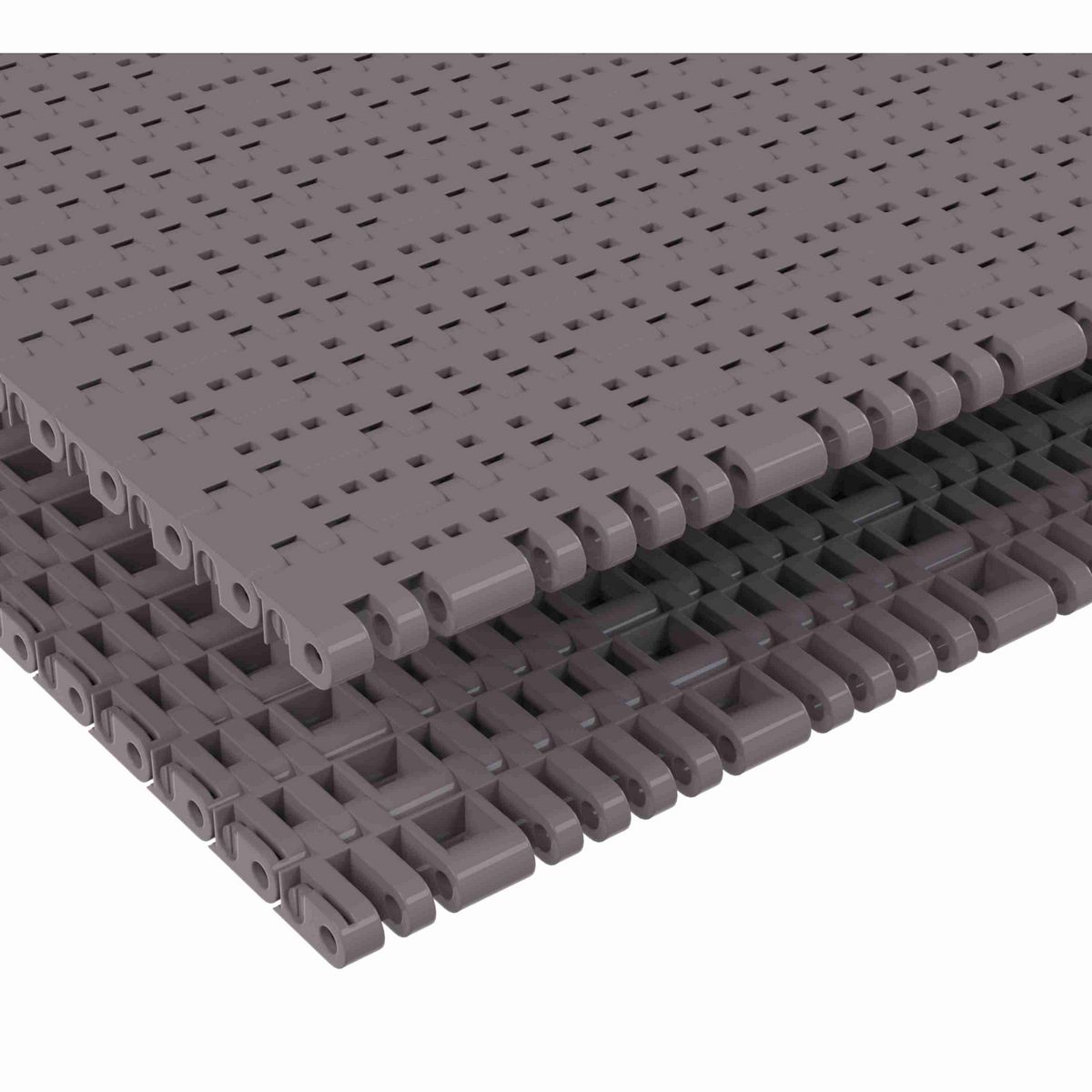 Rexnord 7706 Straight Running Flush Grid, Material: Brown High Performance, Width: 24in, Pitch: 1in - HP7706-24