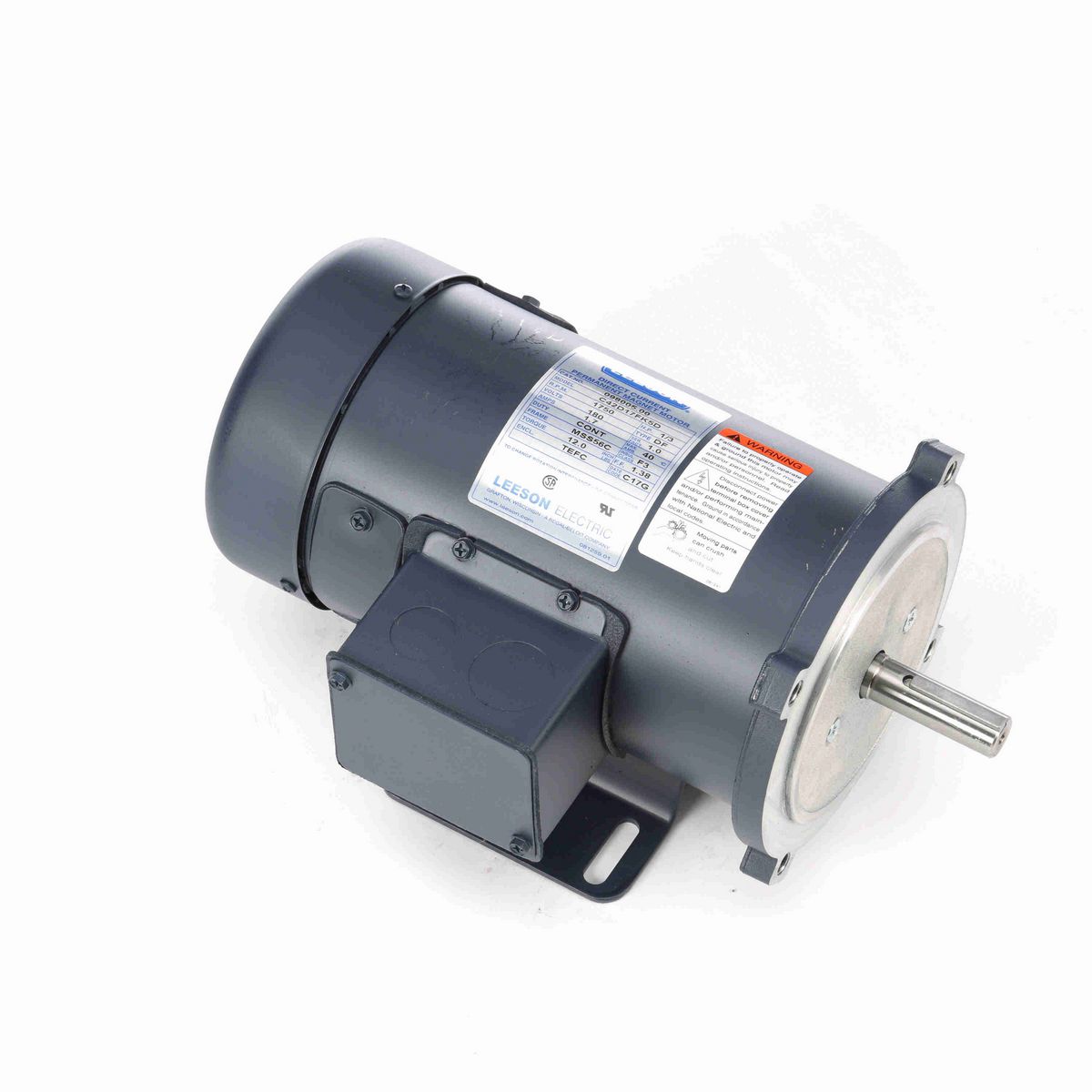 LEESON SCR Motor, 0.33 HP, 180 V, 1750 RPM, SS56C Frame, TEFC - 098005.00