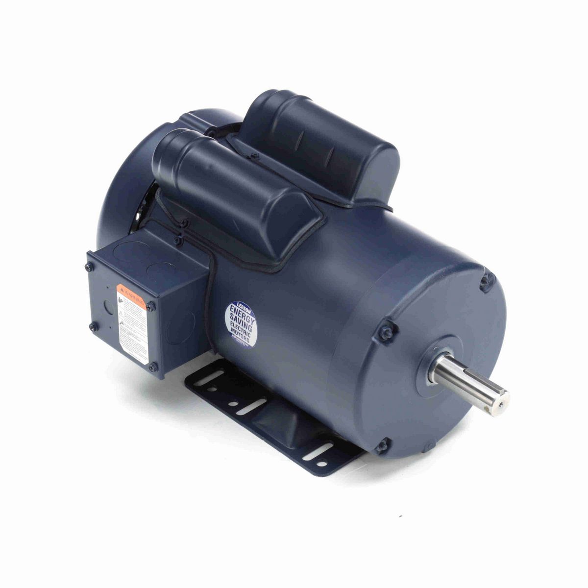 LEESON General Purpose Motor, 1 HP, 1 Ph, 60 Hz, 115/230 V, 1200 RPM, 145T Frame, TEFC - 120043.00