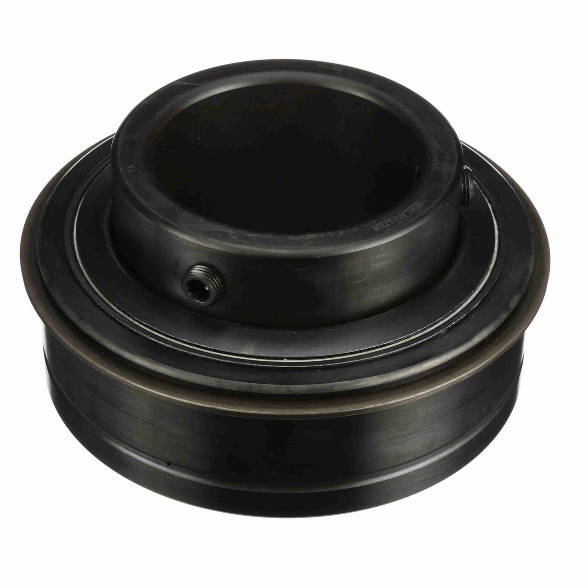 Sealmaster Mounted Insert Only Ball Bearing - 52100 Bearing Steel, Black Oxided - Setscrew Lock - ER-63
