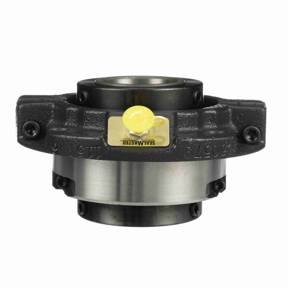 Sealmaster Mounted Cast Iron Piloted Flange Tapered Roller - 52100 Bearing Steel - Double Collar Mount Lock - RFP 115C