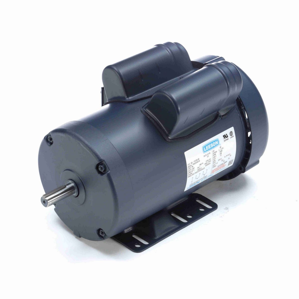 LEESON General Purpose Motor, 3 HP, 1 Ph, 60 Hz, 230 V, 3600 RPM, 56H Frame, TEFC - 116705.00