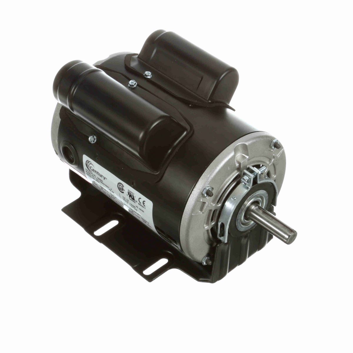 Century General Purpose Motor, 1/3 HP, 1 Ph, 60 Hz, 115/230 V, 1800 RPM, 56 Frame, ODP - C839ES