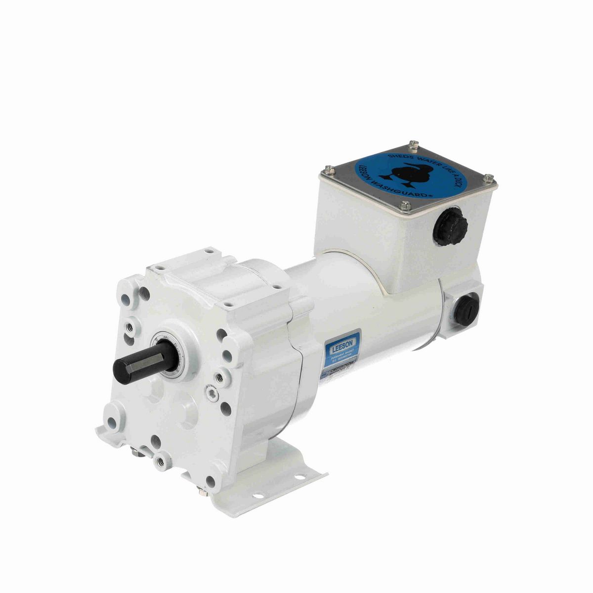 LEESON White Duck™ Parallel Shaft Gearmotor, 0.13 HP, 90 V, 167 RPM, 31 Frame, TENV - M1125265.00