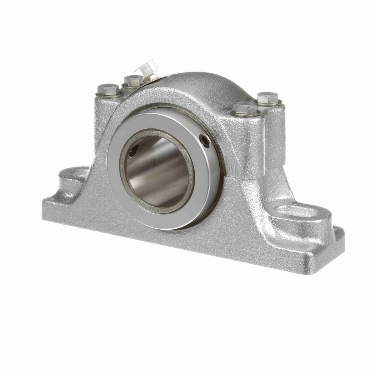 Sealmaster Mounted Flouropolymer Coated Cast Iron Four Bolt Pillow Block Tapered Roller - 52100 Bearing Steel - Double Collar Mount Lock - Corrosion Resistant - RPB 415-C4 CR