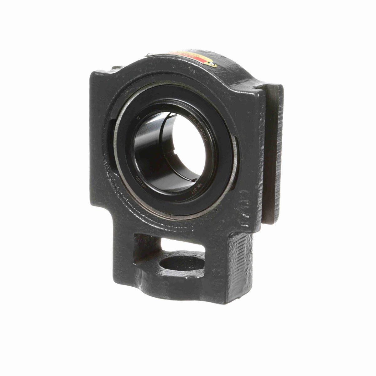 Sealmaster Mounted Cast Iron Wide Slot Take Up Housing & Frame Assembly Ball Bearing - 52100 Bearing Steel, Black Oxided - Concentric Lock - STMH-31T
