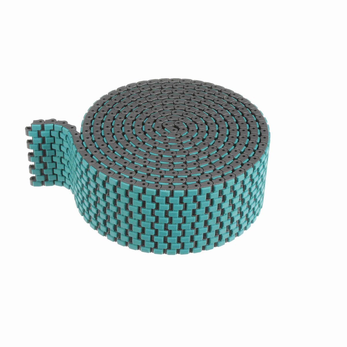 System Plast 2120FT VG Straight Running SuperGrip™, Material: Gray Low Friction, Width: 85mm, Pitch: 0.5in - LFG2120FT-M0085VG