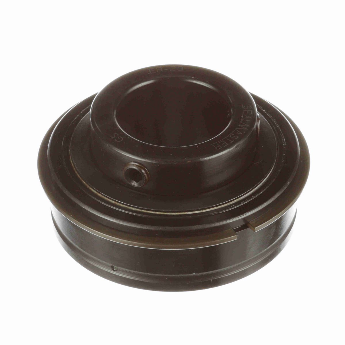 Sealmaster Mounted Insert Only Ball Bearing - 52100 Bearing Steel, Black Oxided - Setscrew Lock - ER-20