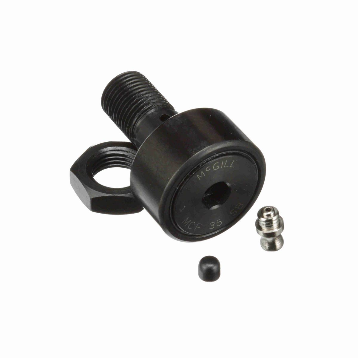 Опорный ролик с цапфой McGill CAMROL MCF 35 SB, бочкообразный, с уплотнением, с шестигранным отверстием, метрический