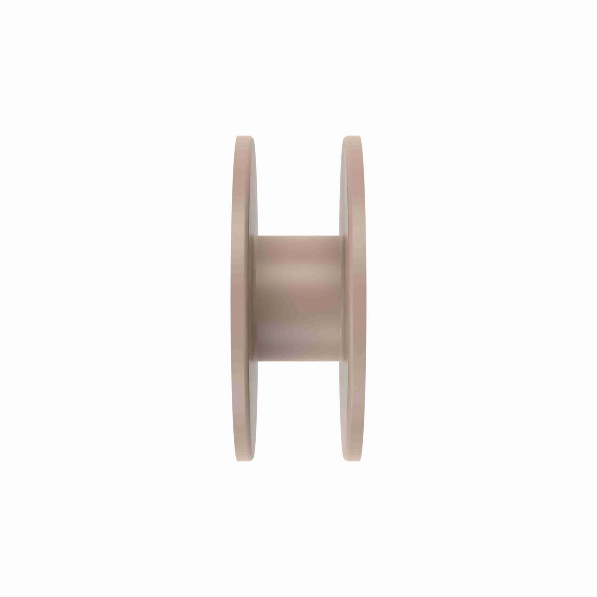 Rexnord 820 Series Solid One Piece Molded Tan Low Friction Idler Wheel with 27 Teeth and 1-1/4in Round Idler Bore - 101-9655-4