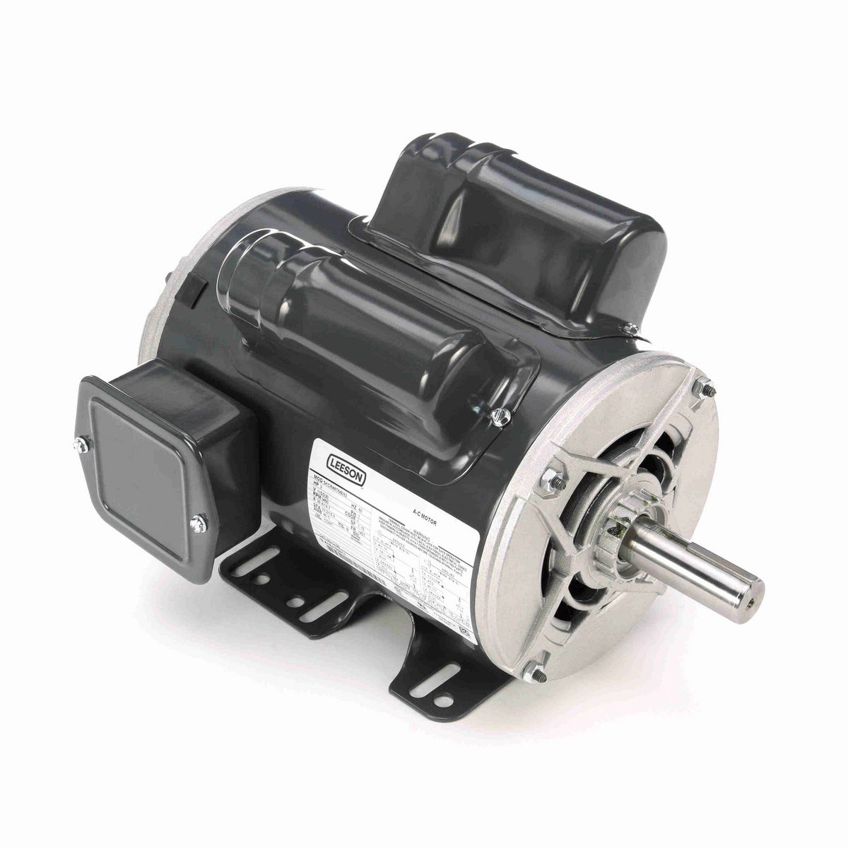 LEESON General Purpose Motor, 3 HP, 1 Ph, 60 Hz, 115/230 V, 3600 RPM, 145T Frame, DP - C194