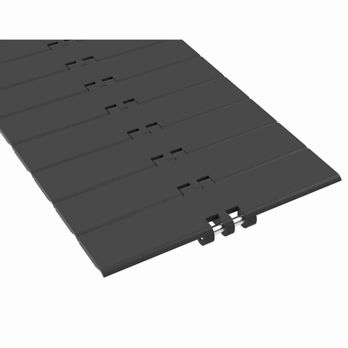 Rexnord 831 Straight Running Solid Top, Material: Black Wear Resistant, Width: 4.5in, Pitch: 1.5in - 81405312