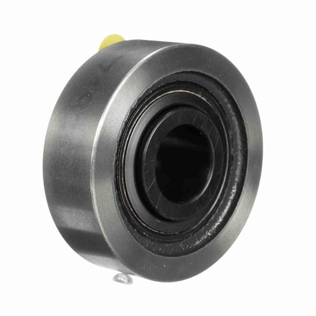 Sealmaster Mounted Cast Iron Cylindrical Cartridge Ball Bearing - 52100 Bearing Steel, Black Oxided - Setscrew Lock - MSC-20