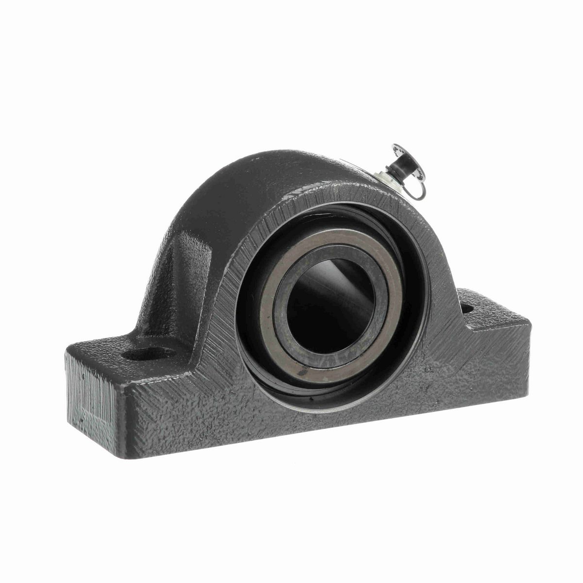 Sealmaster Mounted Cast Iron Two Bolt Pillow Block Spherical Roller - 52100 Bearing Steel, Black Oxided - Collar Mount Lock - USRB5000-107-C