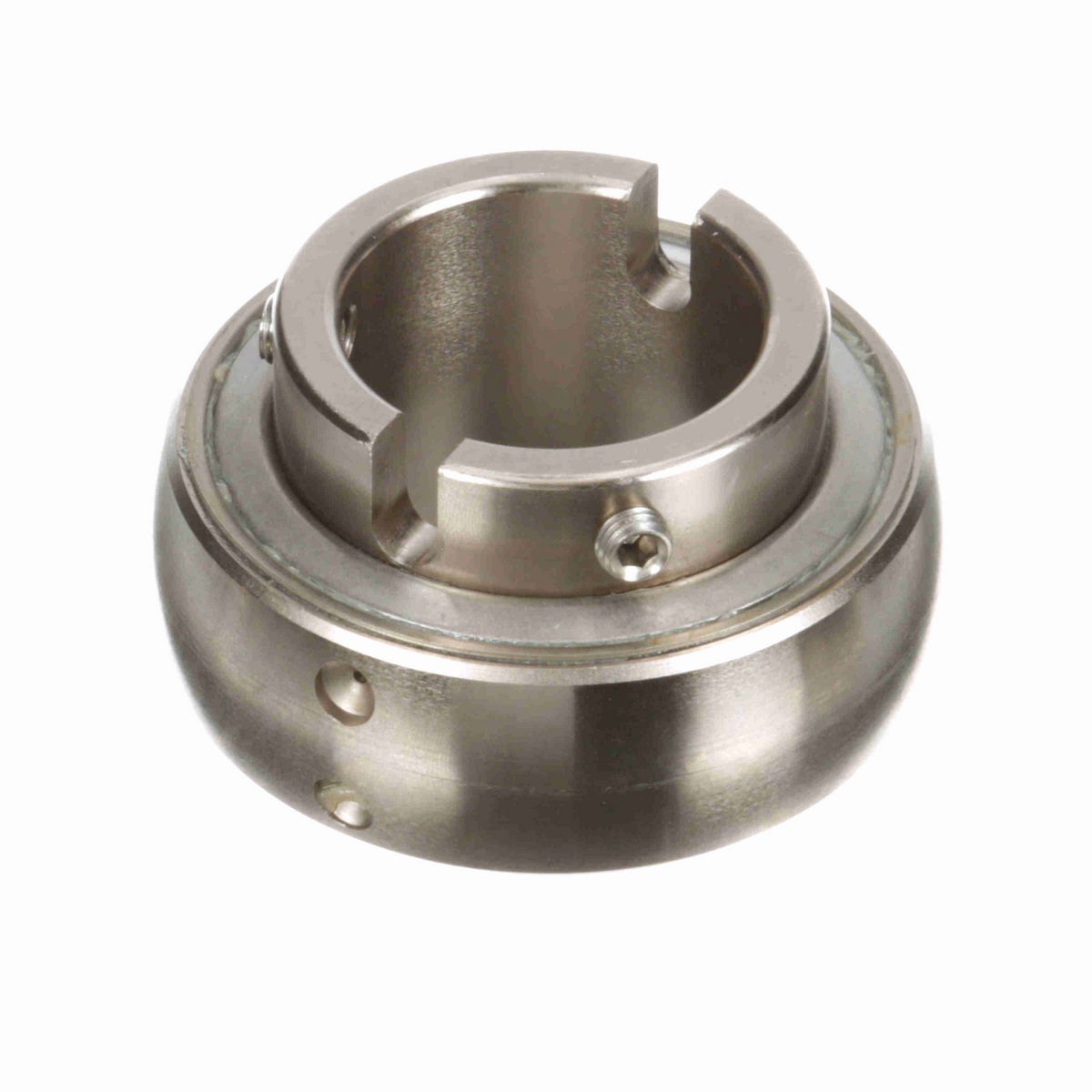 Sealmaster Mounted Insert Only Ball Bearing - 52100 Bearing Steel, Black Oxided - Setscrew Lock - Corrosion Resistant - SK-2227
