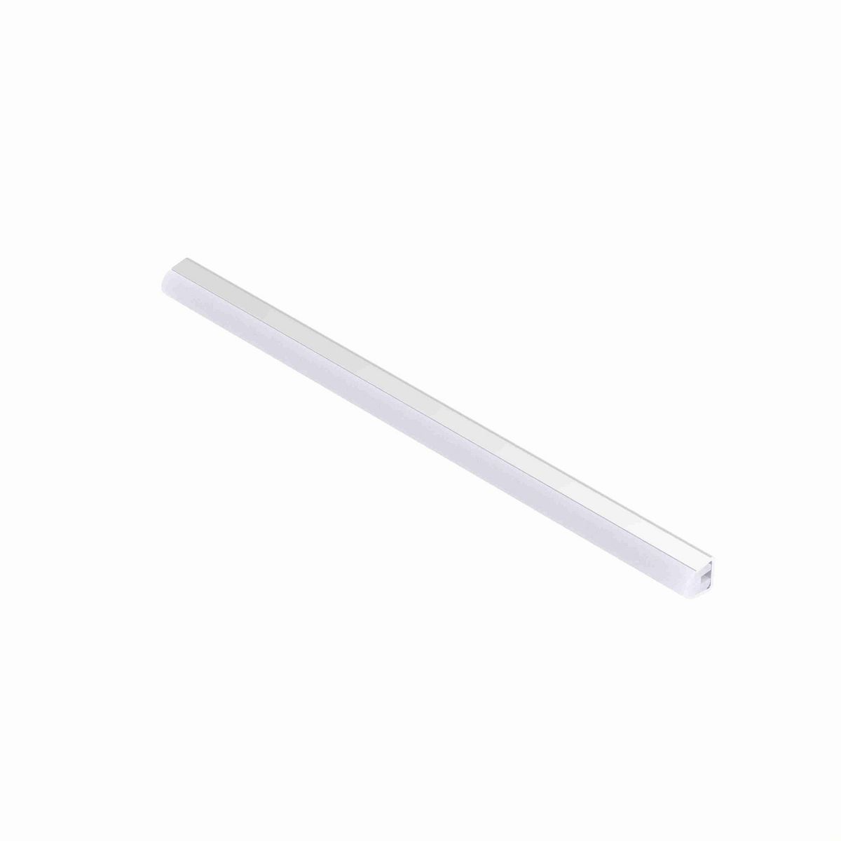 System Plast Round Rail Guide: 0.67"W X 0.67"H X 96"L White UHMW-PE - VG-SSR-8