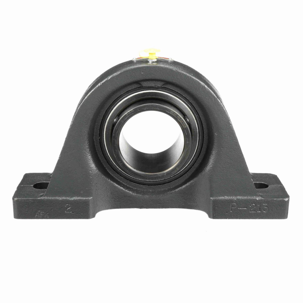 Sealmaster Mounted Cast Iron Two Bolt Pillow Block Ball Bearing - 52100 Bearing Steel, Black Oxided - Setscrew Lock - SP-47