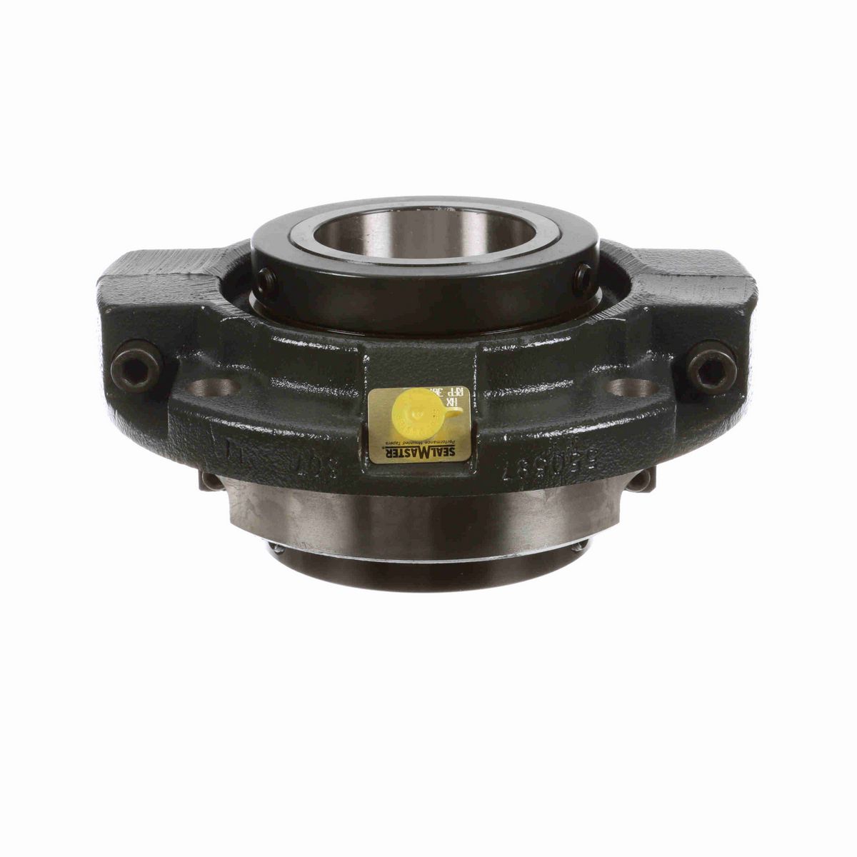 Sealmaster Mounted Cast Iron Piloted Flange Tapered Roller - 52100 Bearing Steel - Double Collar Mount Lock - RFP 307