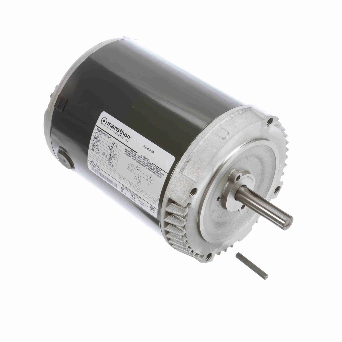 LEESON Fan and Blower Motor, 0.13 HP, 1 Ph, 60 Hz, 115 V, 900 RPM, 56CZ Frame, DP - H207