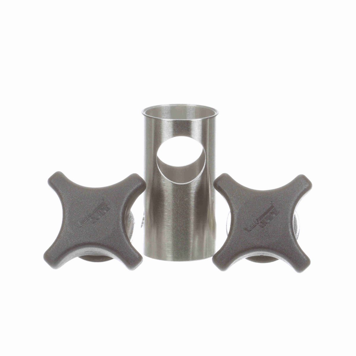 System Plast Cross Block for 1/2-in round x 3/4-in round w/ 2 Knobs - VG-621S-12-34