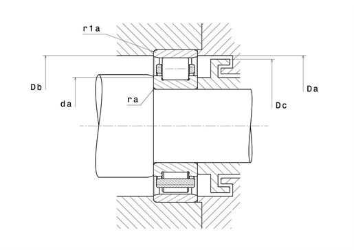 Однорядный цилиндрический роликоподшипник NTN N311EAT2XC3