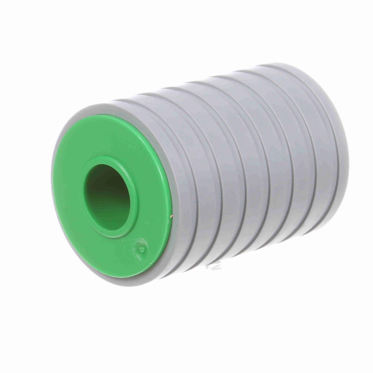 System Plast Return Roller with Rubber; OD: 57-mm, Shaft Dia: 20-mm, Length: 82.5-mm, Color: Green - RR-57B20ML83-PEG