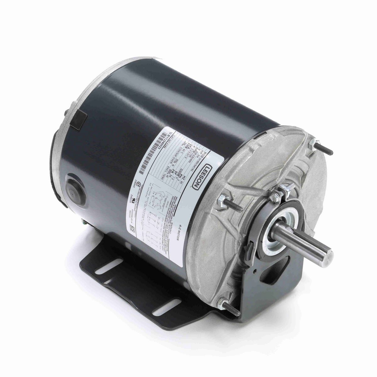 LEESON Fan and Blower Motor, 0.75 HP, 3 Ph, 60 Hz, 208-230/460 V, 1800 RPM, 56 Frame, TENV - K286
