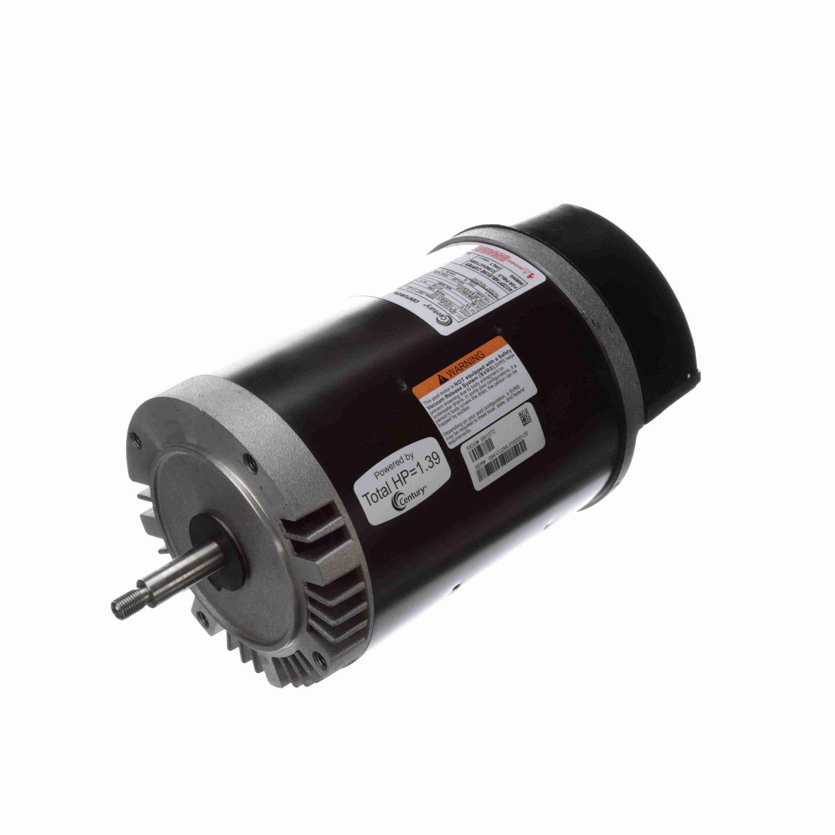 Century Pool Pump Motor, 3/4 HP, 1 Ph, 60 Hz, 208-230/115 V, 3600 RPM, U56J Frame, DP - SN1072