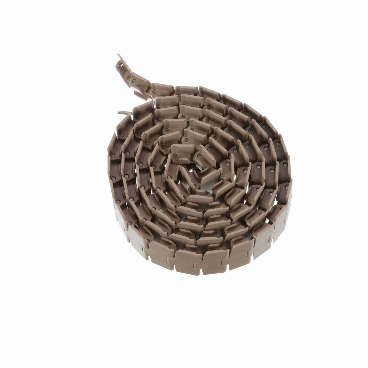 System Plast 880TAB Side-flexing Solid Top, Material: Tan Low Friction, Width: 3.5in, Pitch: 1.5in - LF880TAB-K350