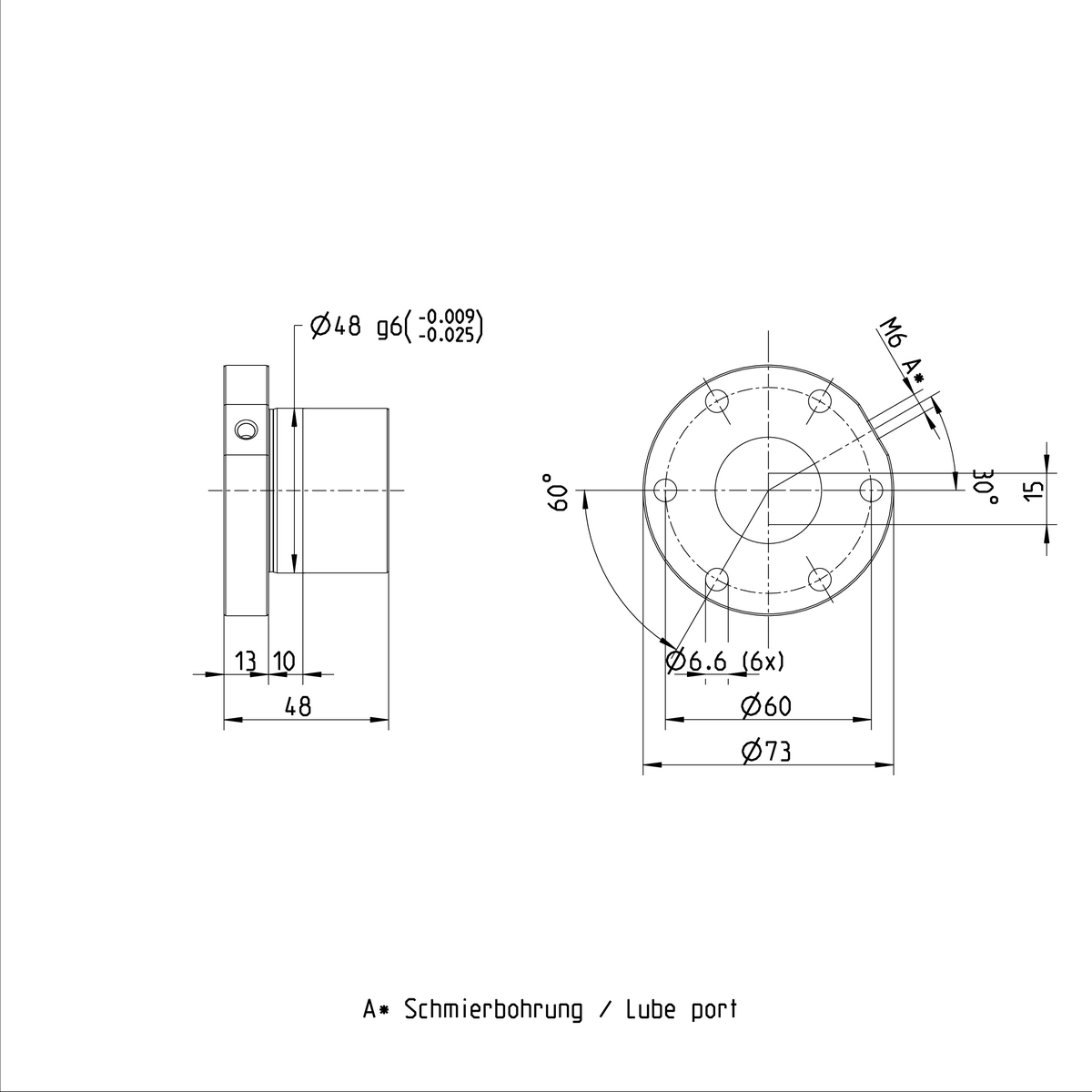 Одинарная гайка с фланцем Bosch Rexroth FEM-E-S 32X5RX3,5-4 [R151231013]