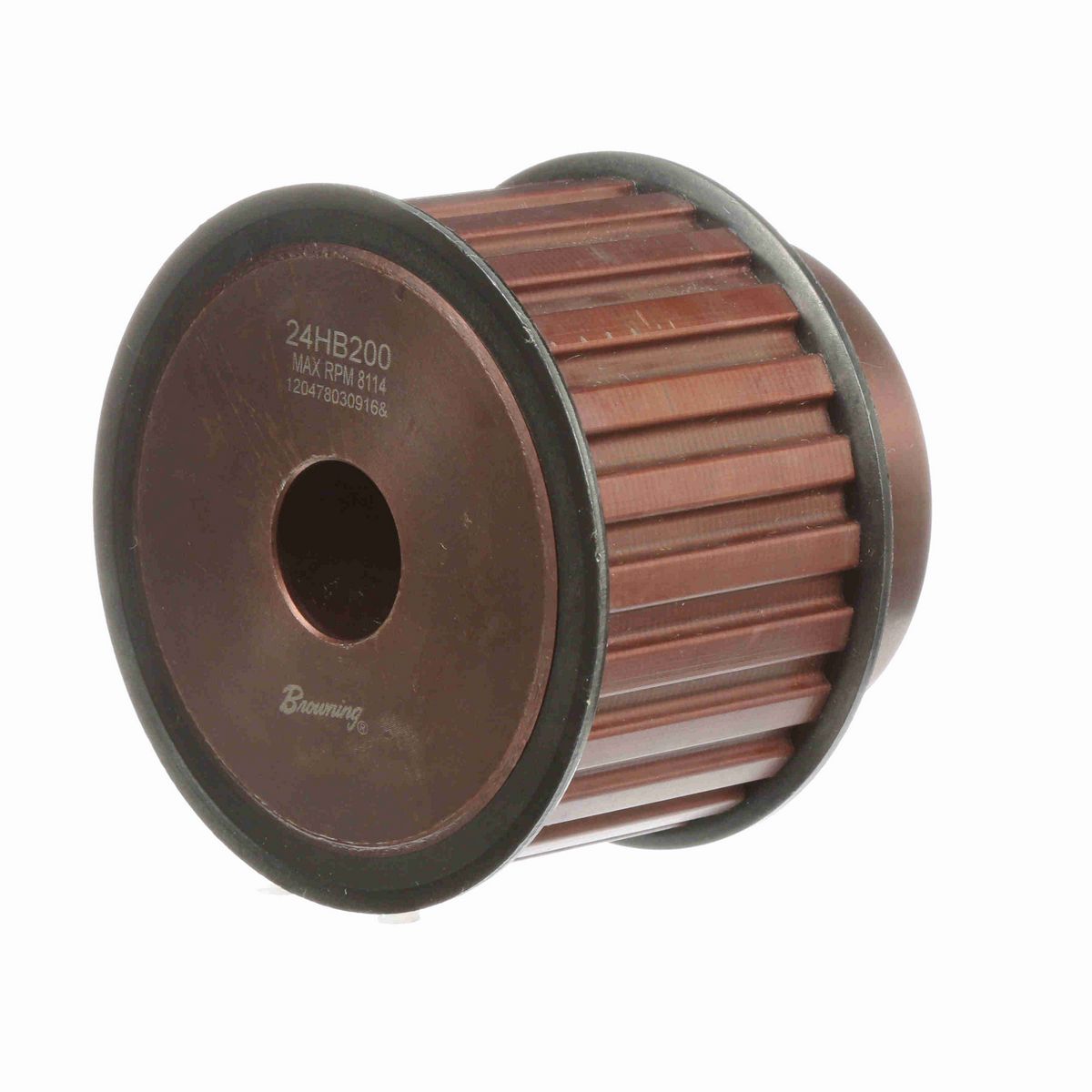 Browning Steel Rough Bore Gearbelt Pulley - 24HB200