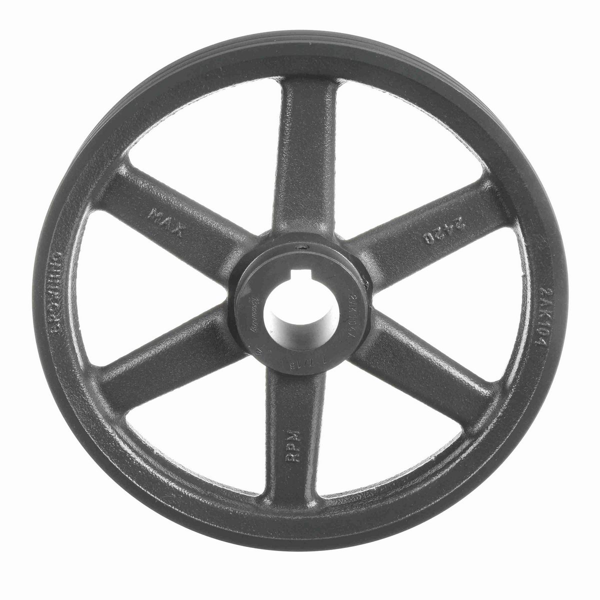 Browning 2 Groove Cast Iron FHP - Finished Bore Sheave - 2AK104X 1 7/16