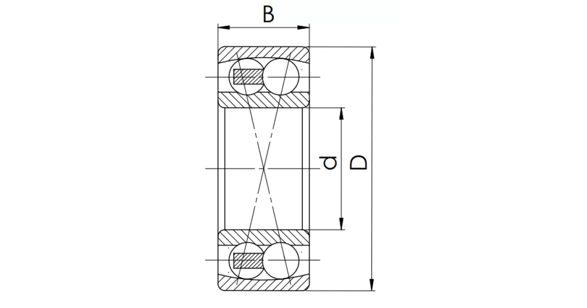 Самоустанавливающийся шариковый подшипник HGF 1026