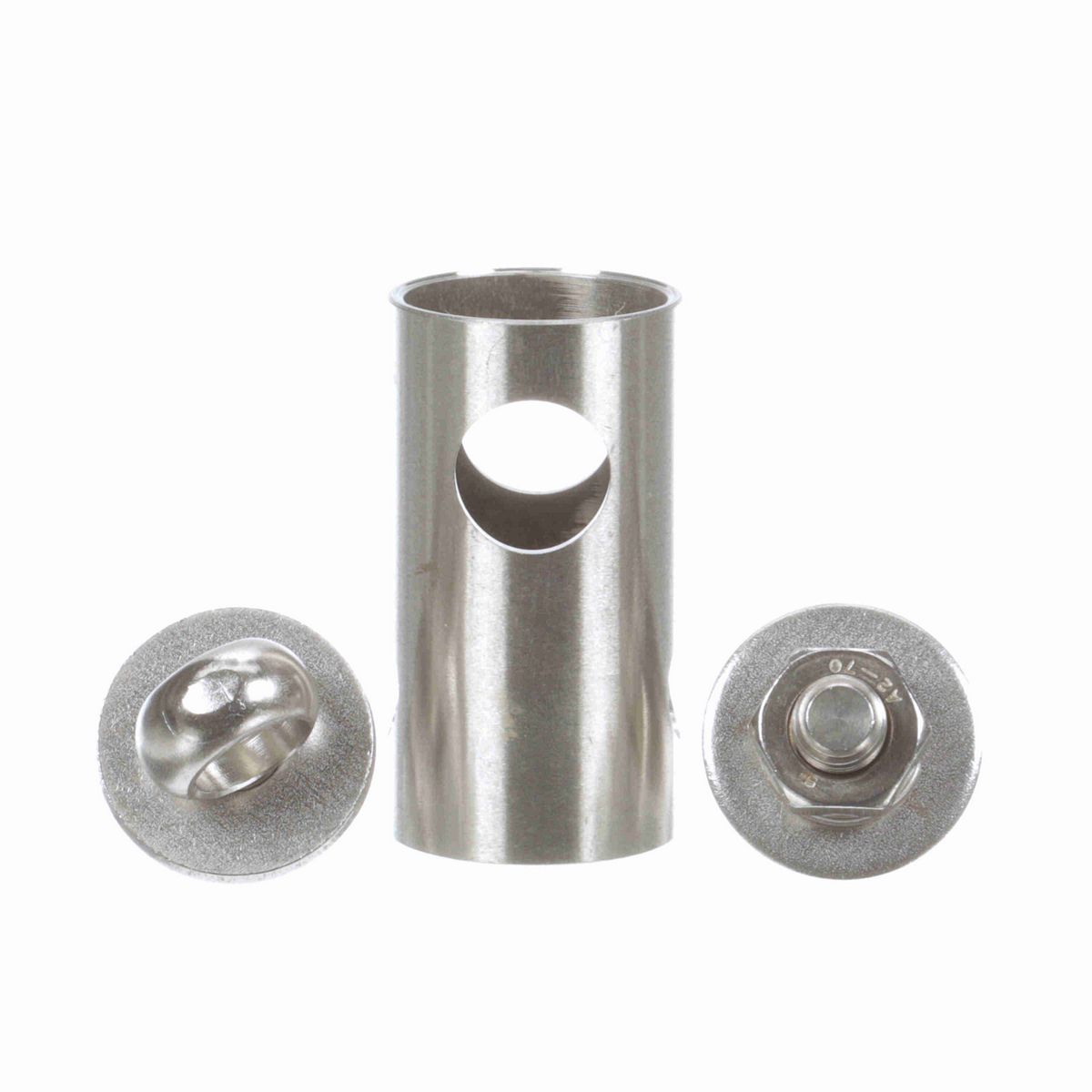 System Plast Cross Block for 1/2-in round x 5/8-in round w/ 2 Nuts - VG-621SNN-12-58