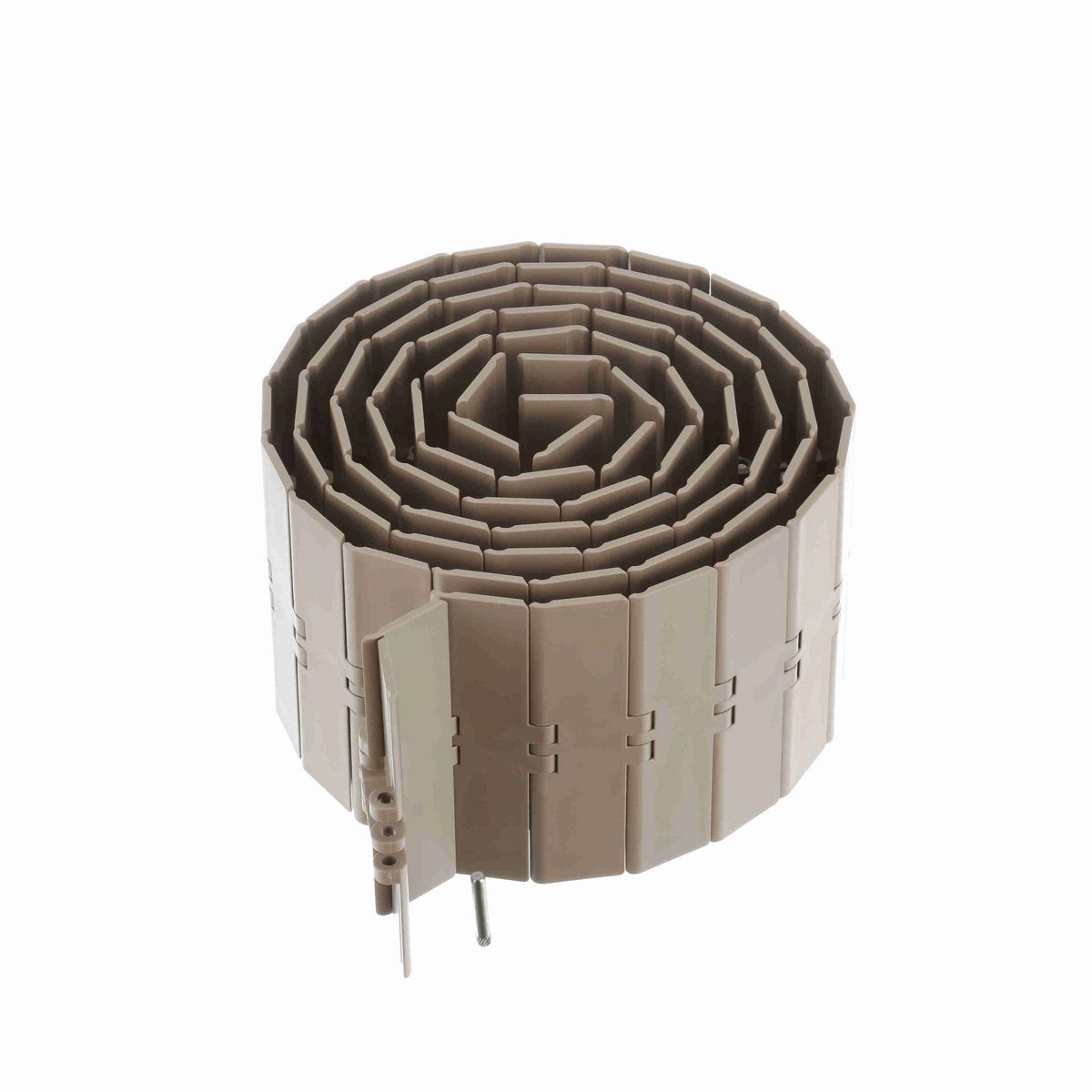 System Plast 820 Straight Running Solid Top, Material: Tan Low Friction, Width: 6in, Pitch: 1.5in - LF820-K600