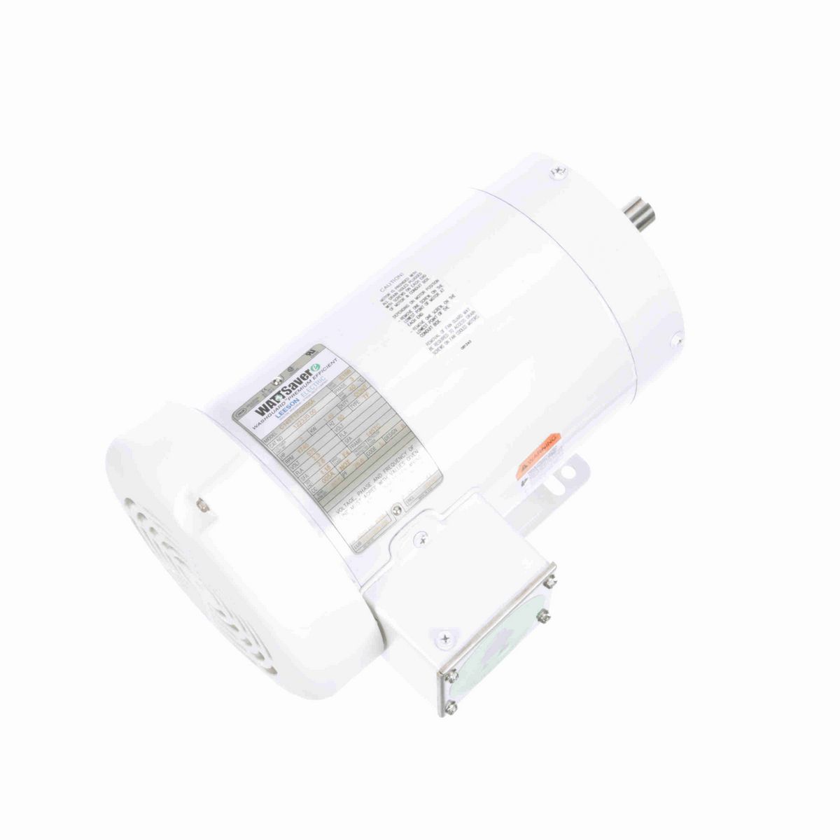 LEESON White Duck™ General Purpose Motor, 2 HP, 3 Ph, 60 Hz, 575 V, 1800 RPM, 145TC Frame, TEFC - 122330.00