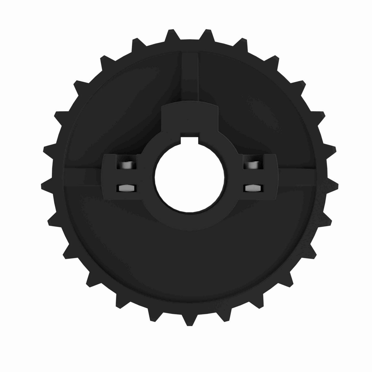 Rexnord 5700 Series Split Molded Nylon Sprocket and a 25 Teeth with 1-1/4in Round Shaft-Ready Bore with Keyway & Setscrew - 614-64-3