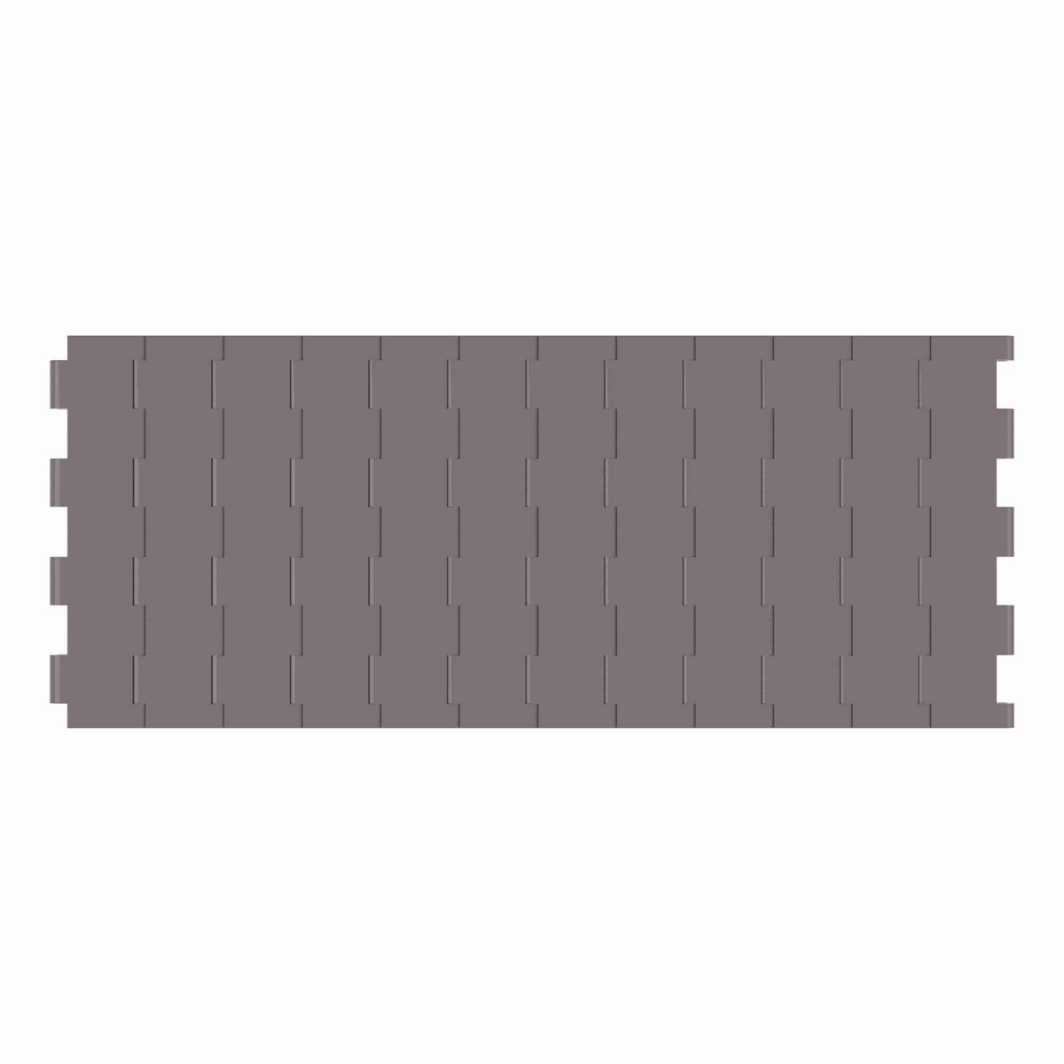 Rexnord 5705 Straight Running Solid Top, Material: Brown High Performance, Width: 7.5in, Pitch: 1.5in - 81416724