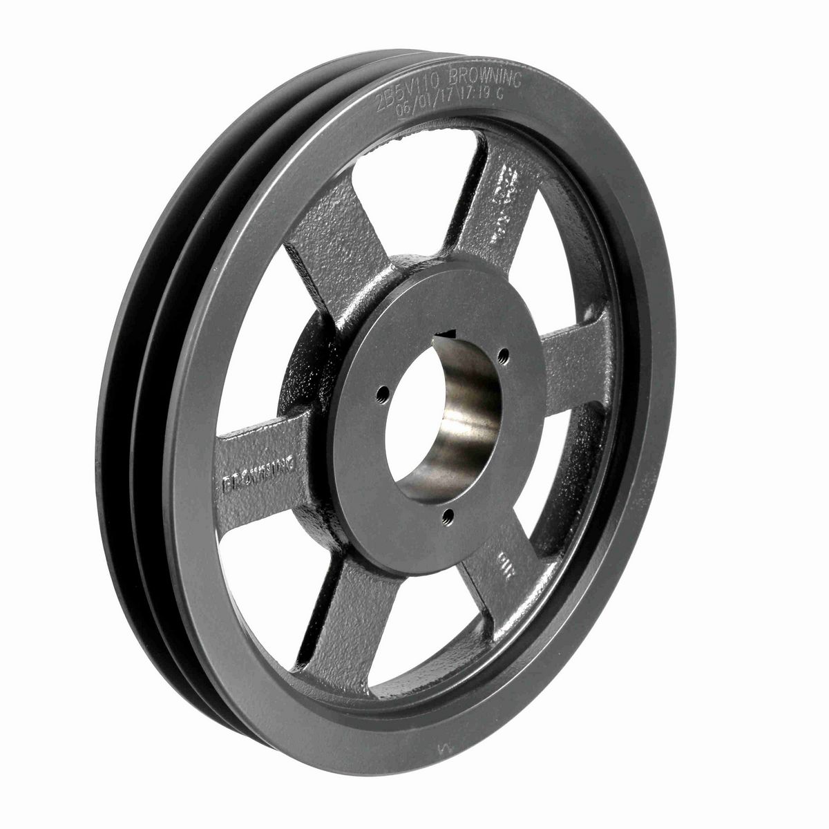 Browning 2 Groove Cast Iron Bushed Bore Multiple Sheave - 2B5V110
