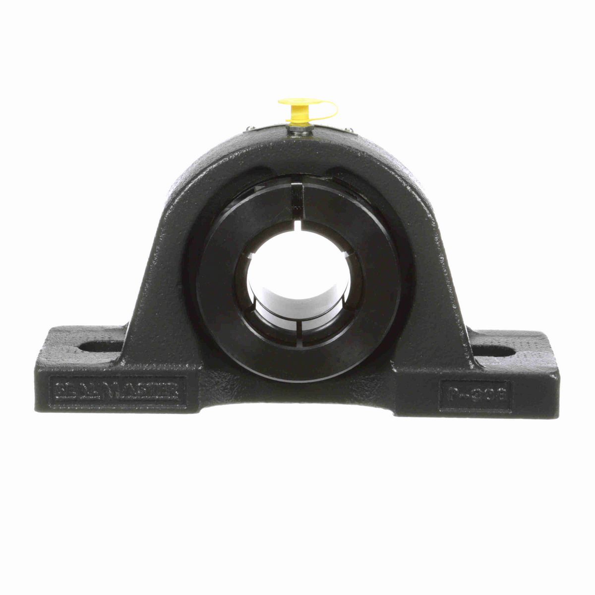 Sealmaster Mounted Cast Iron Two Bolt Pillow Block Ball Bearing - 52100 Bearing Steel, Black Oxided - Concentric Lock - MP-27T