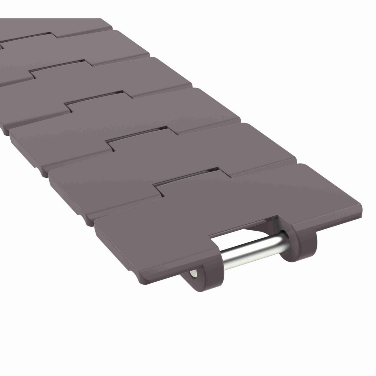 Rexnord 880M Side-flexing Solid Top, Material: Brown High Performance, Width: 3.25in, Pitch: 1.5in - 781.10.20