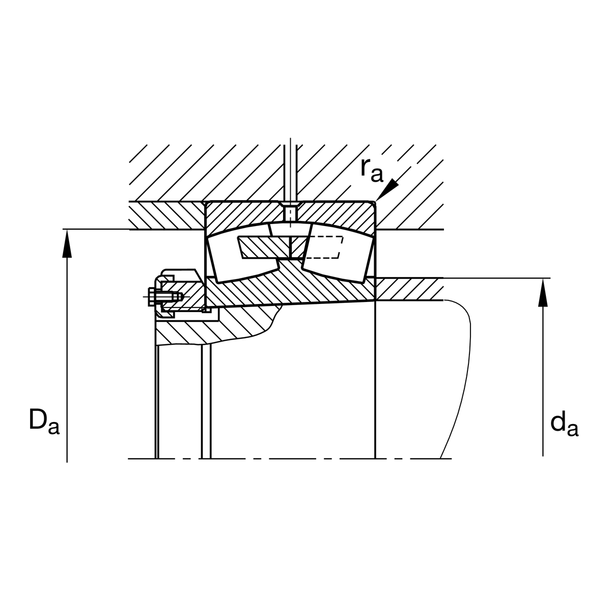 Радиальный сферический роликоподшипник FAG 23956-K-MB (23956K.MB)