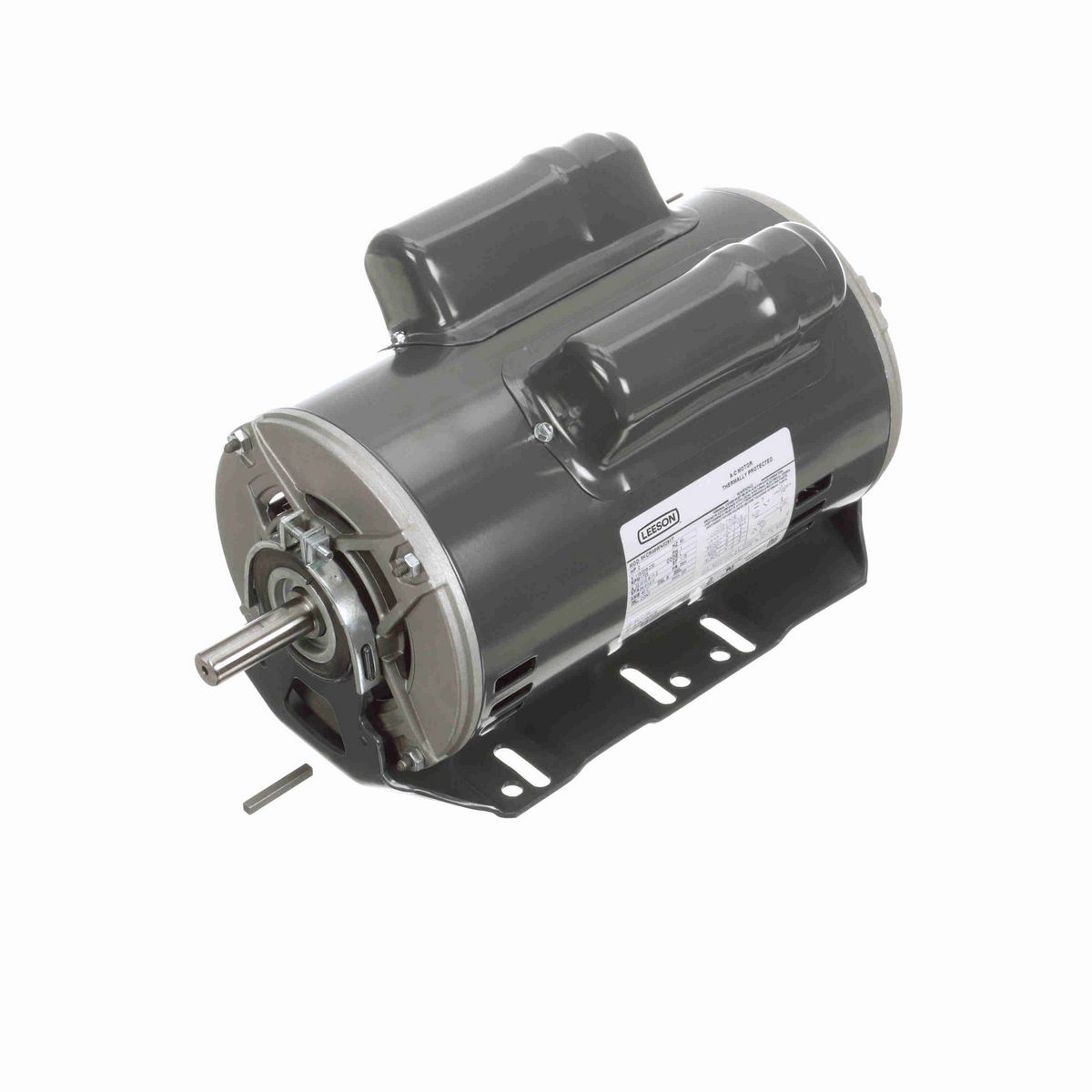 LEESON General Purpose Motor, 2 HP, 1 Ph, 60 Hz, 115/208-230 V, 1800 RPM, 56H Frame, DP - C1162