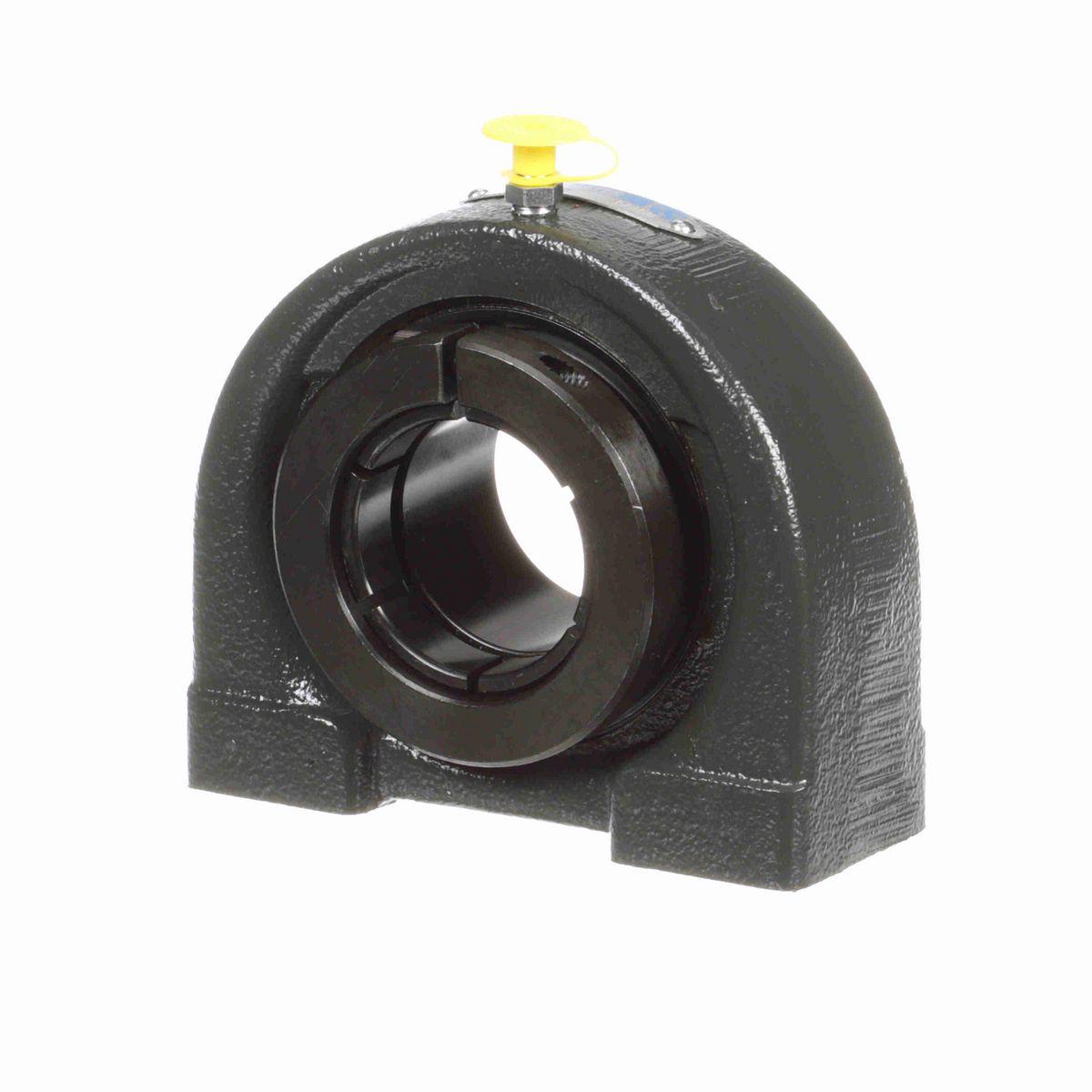 Sealmaster Mounted Cast Iron Tapped Base Pillow Block Ball Bearing - 52100 Bearing Steel, Black Oxided - Concentric Lock - TB-209TMC