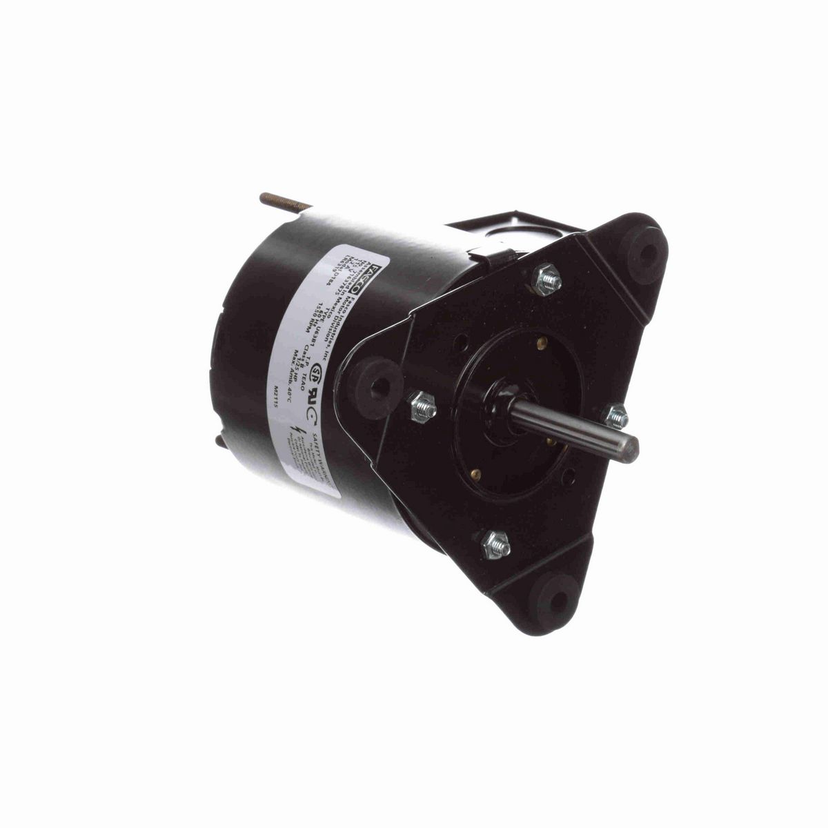 FASCO Fan and Blower Motor, 1/25 HP, 1 Ph, 60 Hz, 115 V, 1550 RPM, 1 Speed, 3.3" Diameter, TEAO - D184