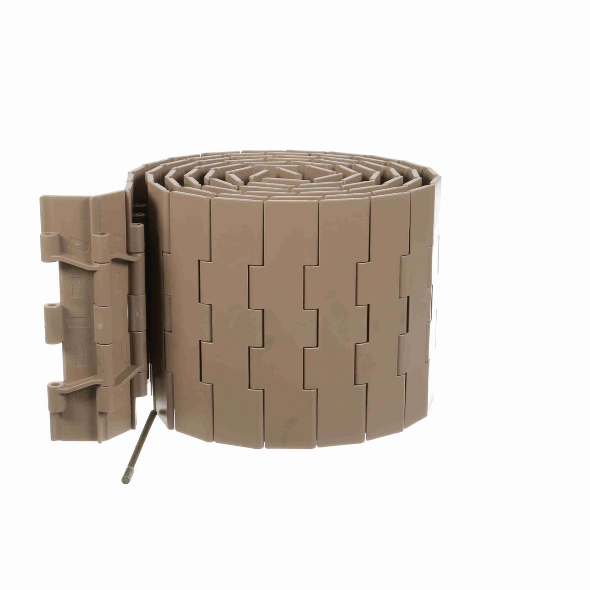 System Plast 821 Straight Running Solid Top, Material: Tan Low Friction, Width: 7.5in, Pitch: 1.5in - LF821-K750