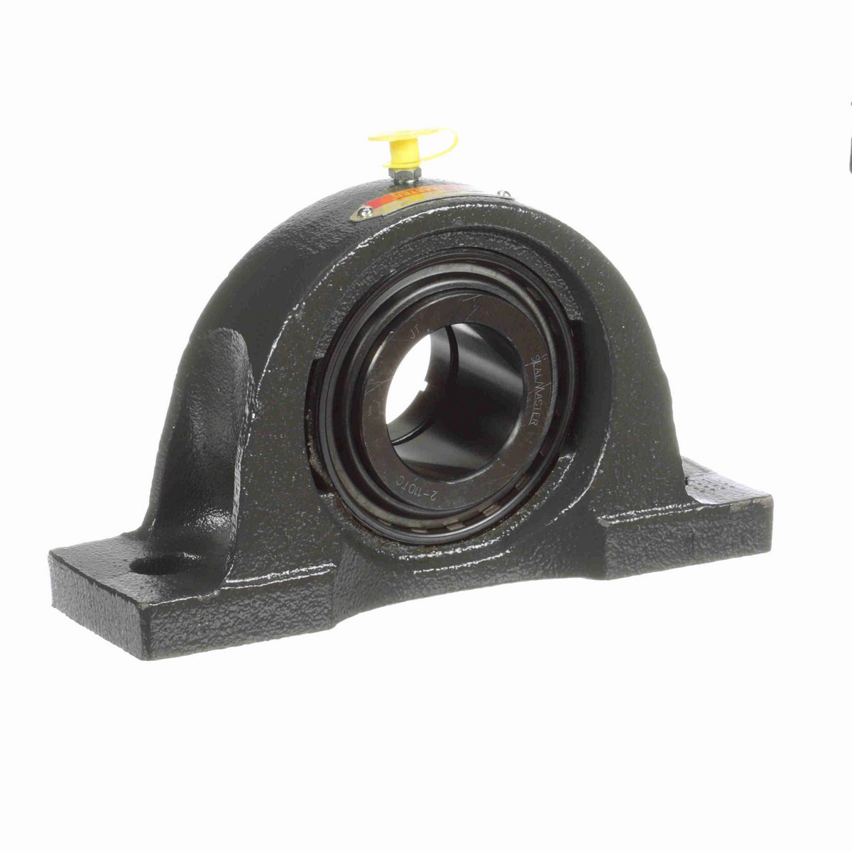 Sealmaster Mounted Cast Iron Two Bolt Low Base Pillow Block Ball Bearing - 52100 Bearing Steel, Black Oxided - Concentric Lock - NPL-26TC