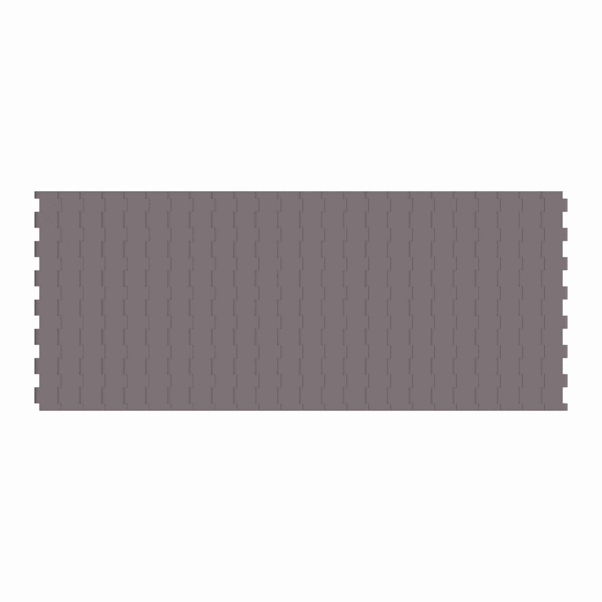 Rexnord 5705 Straight Running Solid Top, Material: Brown High Performance, Width: 15in, Pitch: 1.5in - 81416725